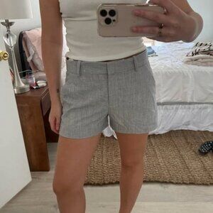 Abercrombie & Fitch Marled Gray Structured Shorts